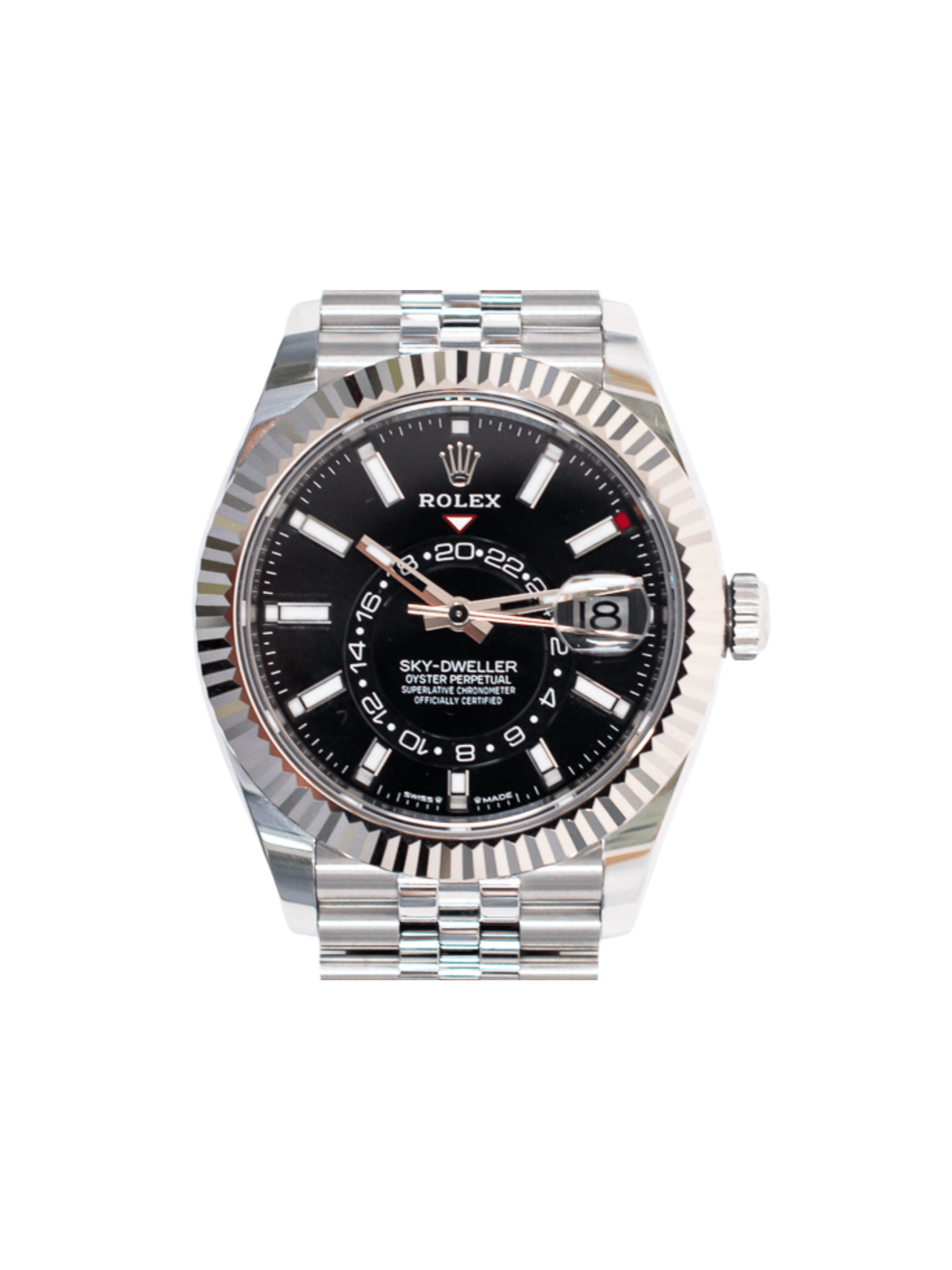 Rolex Sky-Dweller Stainless Steel/White Gold Black Dial 336934