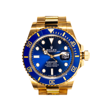 Rolex Submariner Date Blue Bezel Yellow Gold Blue Dial 126618LB