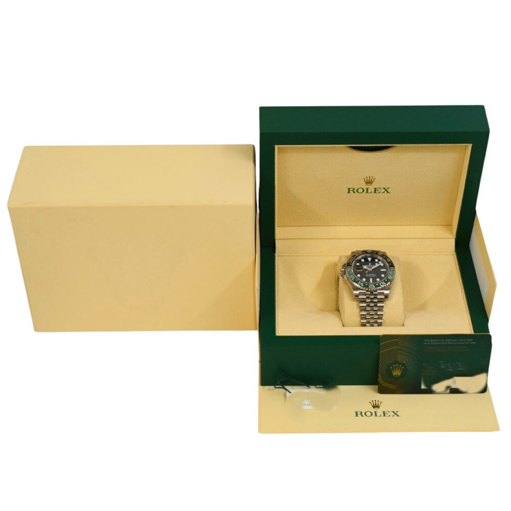 Rolex GMT-Master II "Sprite" Stainless Steel Black Dial 126720VTNR