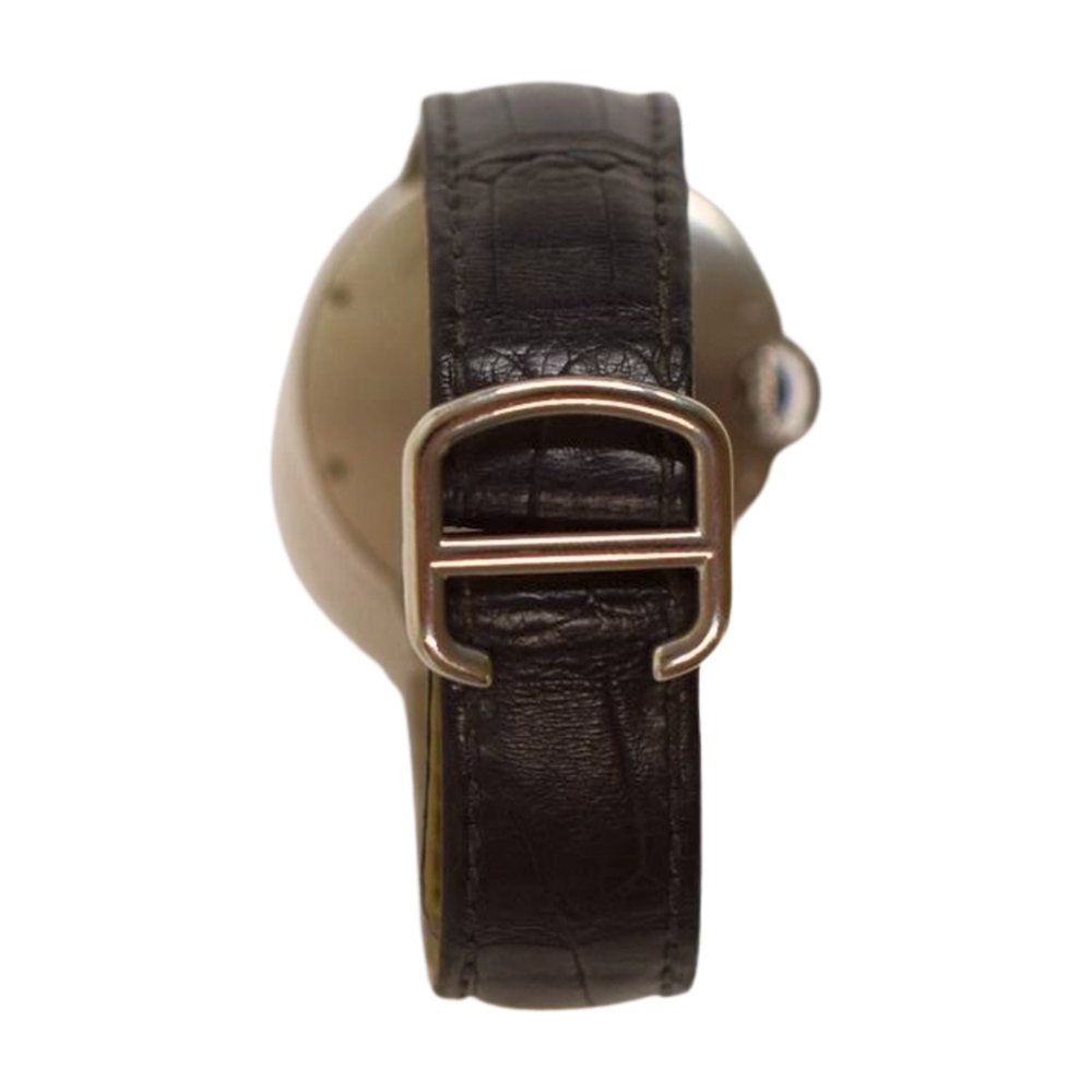 Cartier Ballon Bleu Stainless Steel Silver Roman Dial W69017Z4
