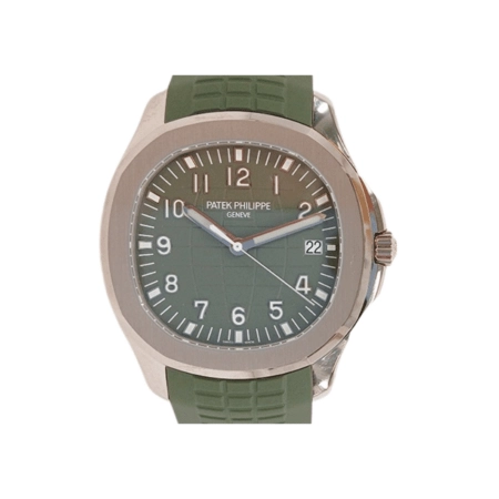 Patek Philippe Aquanaut White Gold Green Arabic Dial 5168G-010