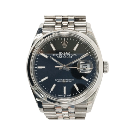 Rolex Datejust 36 Stainless Steel Black Stick Dial 126200