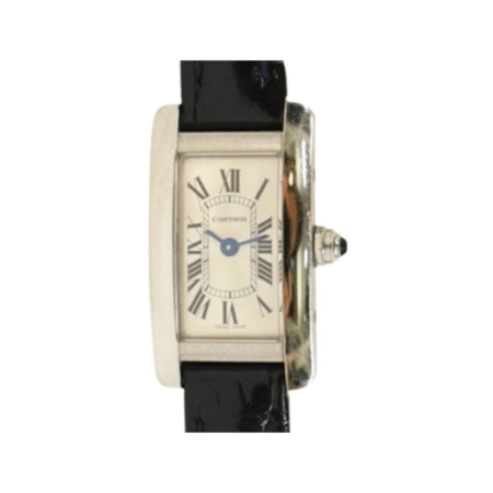 Cartier Tank Américaine Stainless Steel Silver Roman Dial WSTA0032