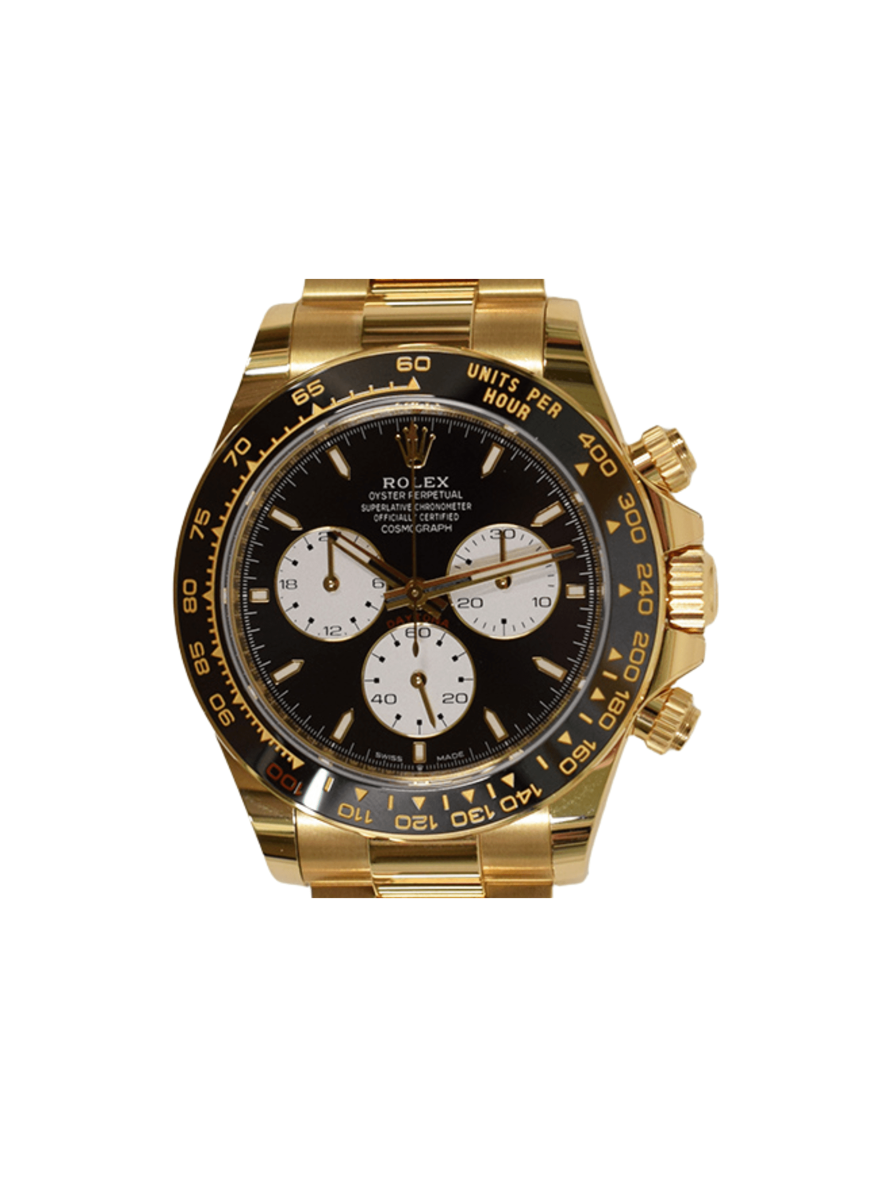 Rolex Daytona "Le Mans" Yellow Gold Black Dial 126528LN