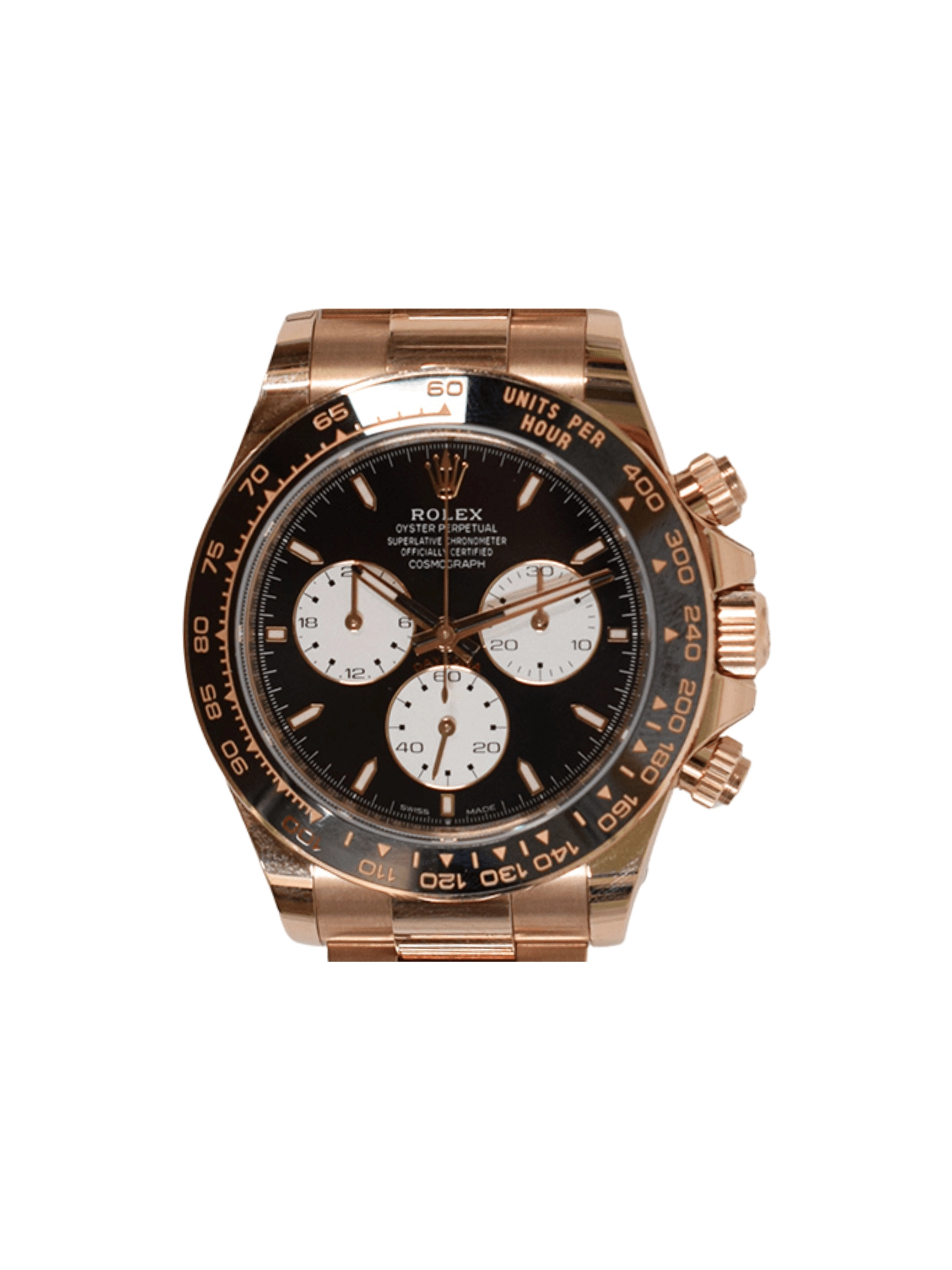 Rolex Daytona "Le Mans" Rose Gold Black Dial 126525LN