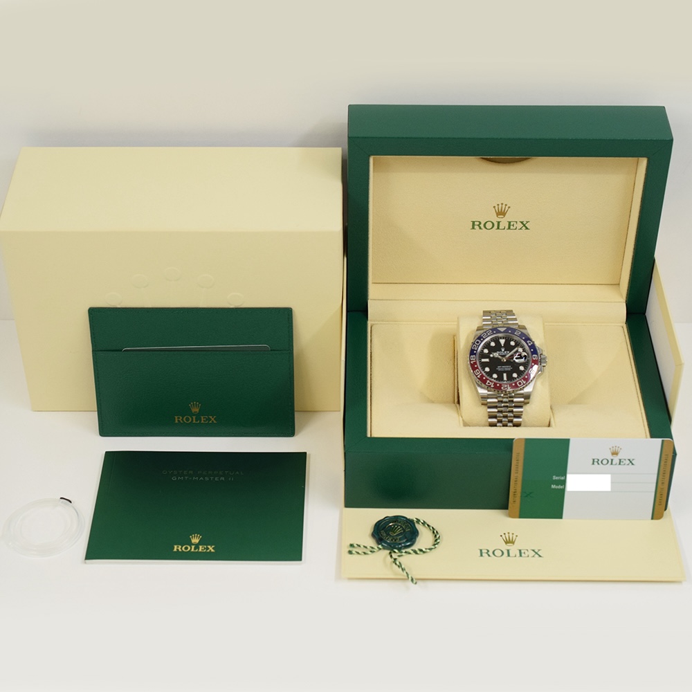 Rolex GMT-Master II Stainless Steel "Pepsi" Black Dial 126710BLRO