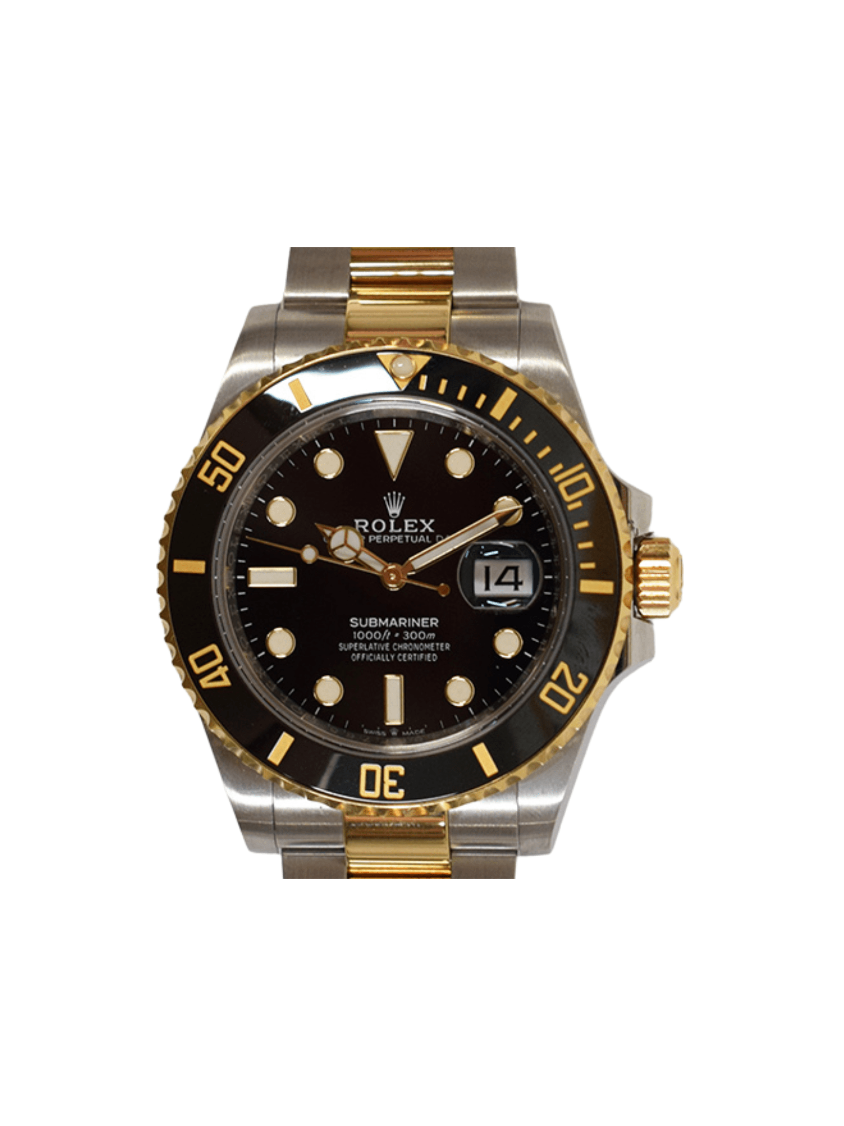 Rolex Submariner Date Stainless Steel and Yellow Gold Black Dial 126613LN