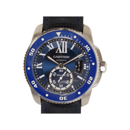Cartier Calibre De Cartier Diver Stainless Steel Blue Roman Dial WSCA0010