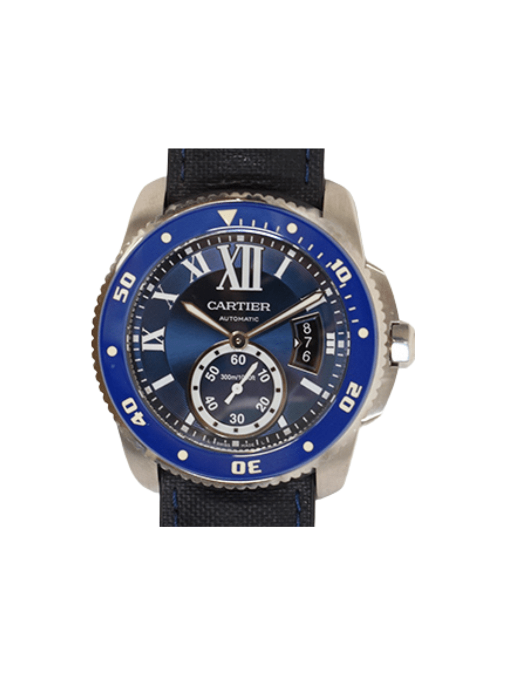 Cartier Calibre De Cartier Diver Stainless Steel Blue Roman Dial WSCA0010