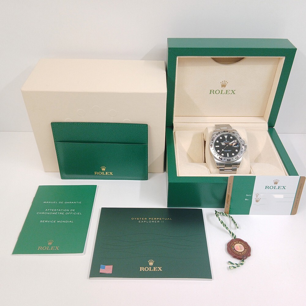 Rolex Explorer II Stainless Steel Black Dial 216570