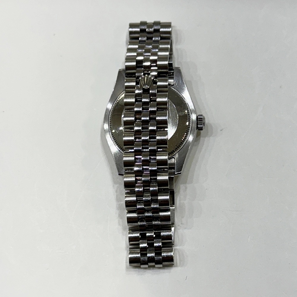 Rolex Datejust 31 Stainless Steel and White Gold Dark Grey VI Diamond Dial 178384