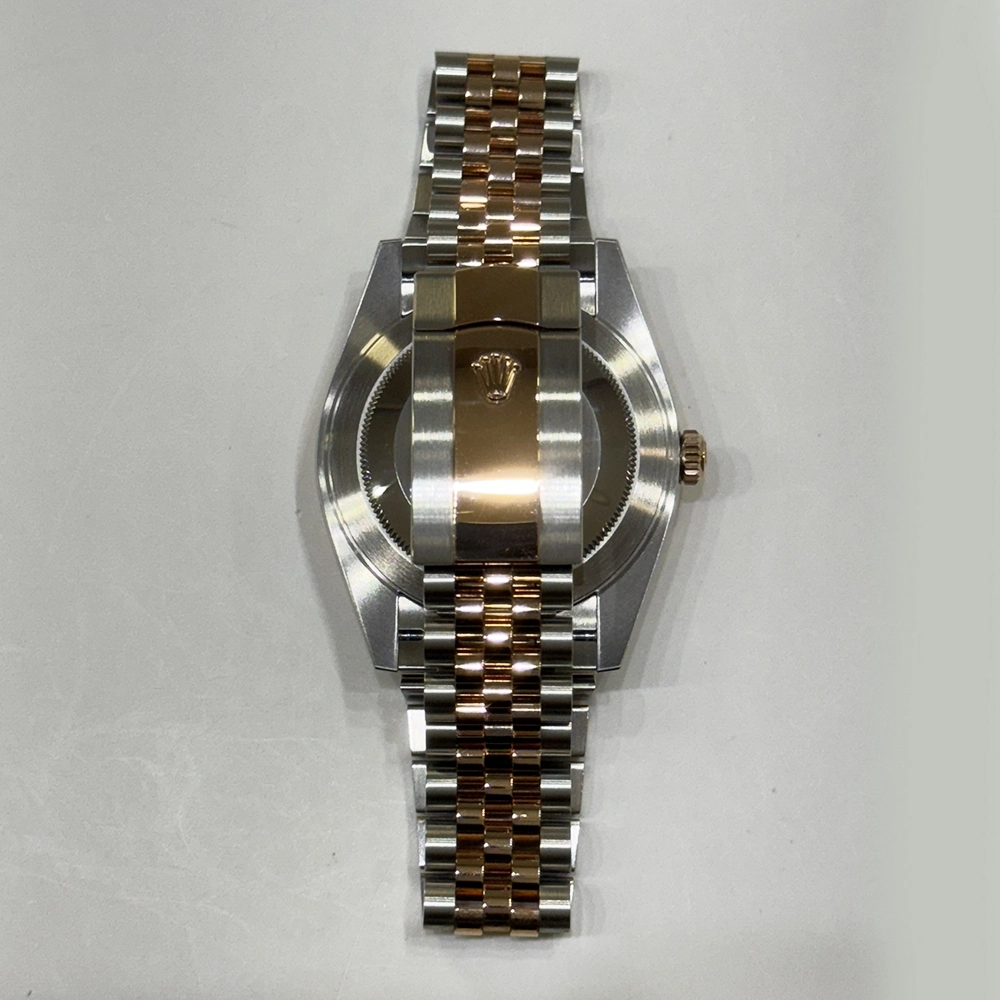 Rolex Datejust 41 Stainless Steel and Rose Gold "Sundust" Diamond Dial 126331