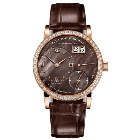 A. Lange & Söhne Little Lange 1 36Mm Rose Gold Diamonds Bezel Manual Winding 813.043