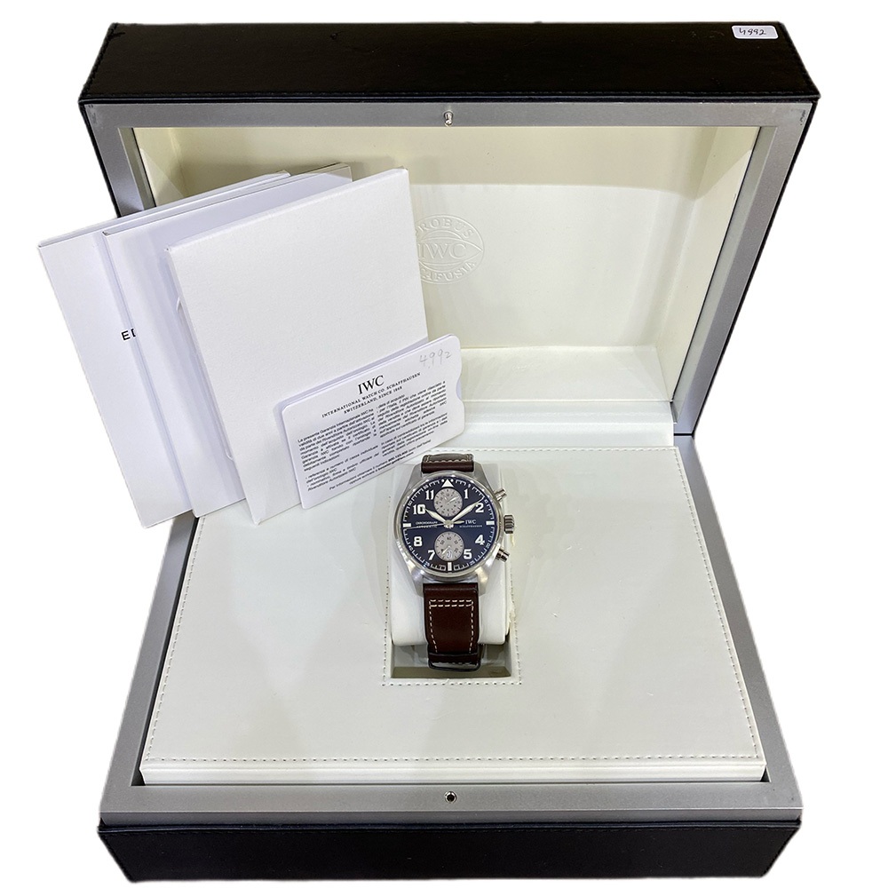 IWC Pilots 43Mm Antoine De Saint Exupery Automatic Chronograph Stainless Steel IW387806 - Image 2