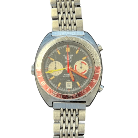 Tag Vintage Heuer Autavia GMT Black Dial 11630