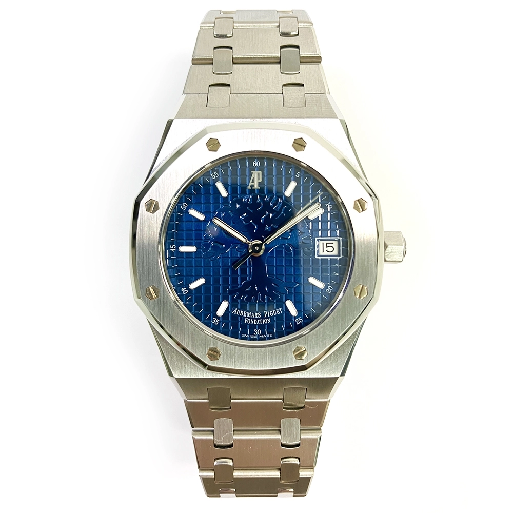 Audemars Piguet Royal Oak Foundation Time For The Trees Blue Dial 15100ST.OO.0789ST.01