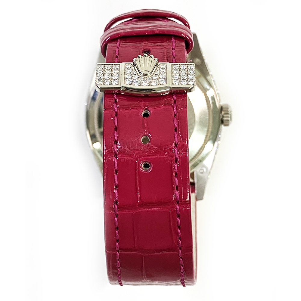 Rolex Day-Date 36 Polar Jade Day-Date Diamond Dial 128459TBR Bracelet