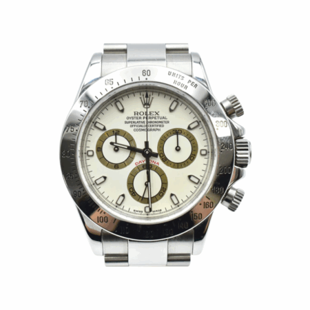 Rolex Daytona Stainless Steel Ivory Dial 116520 Bracelet