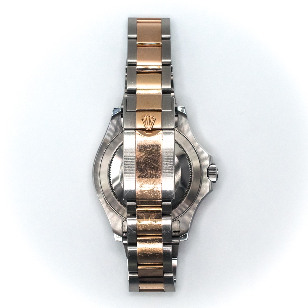 Rolex Yacht-Master 40 Gold Steel Chocolate Dial 126621 Bracelet