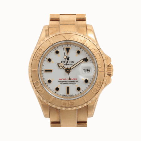 Rolex Yacht-Master Yellow Gold White Dial 69628