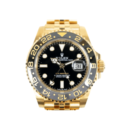 Rolex GMT-Master II Yellow Gold Black Dial 126718GRNR