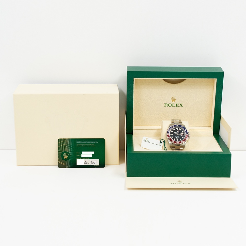 Rolex GMT-Master II Stainless Steel Pepsi Dial 126710BLRO Bracelet