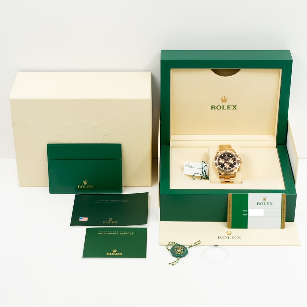 Rolex Daytona Rose Gold Black Dial 116505