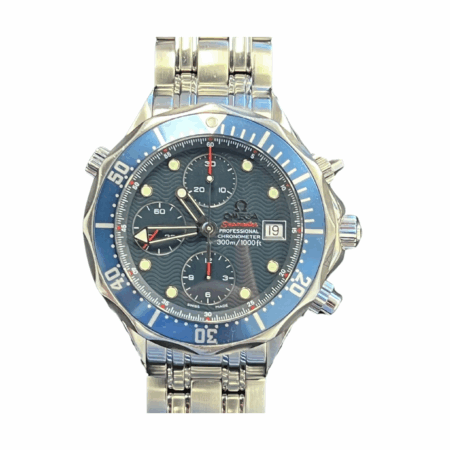 Omega Seamaster Diver Stainless Steel Blue Wave Dial 2225.80.00