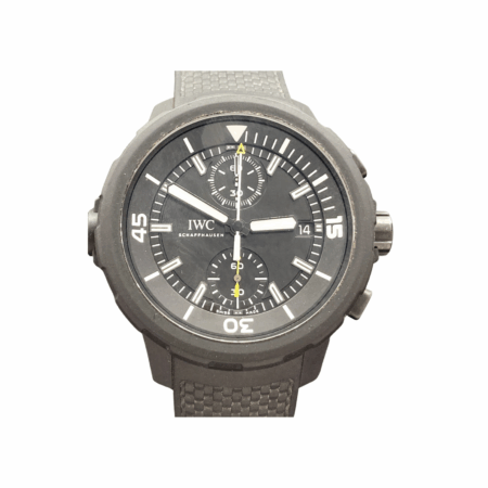 IWC Aquatimer Chronograph "Galapagos Islands" Stainless Steel Black Dial IW379502