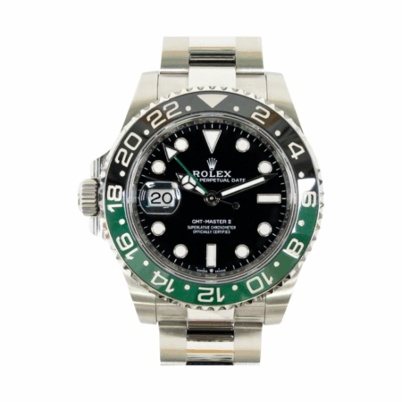 Rolex GMT-Master II Stainless Steel "Sprite" Black Dial 126720VTNR