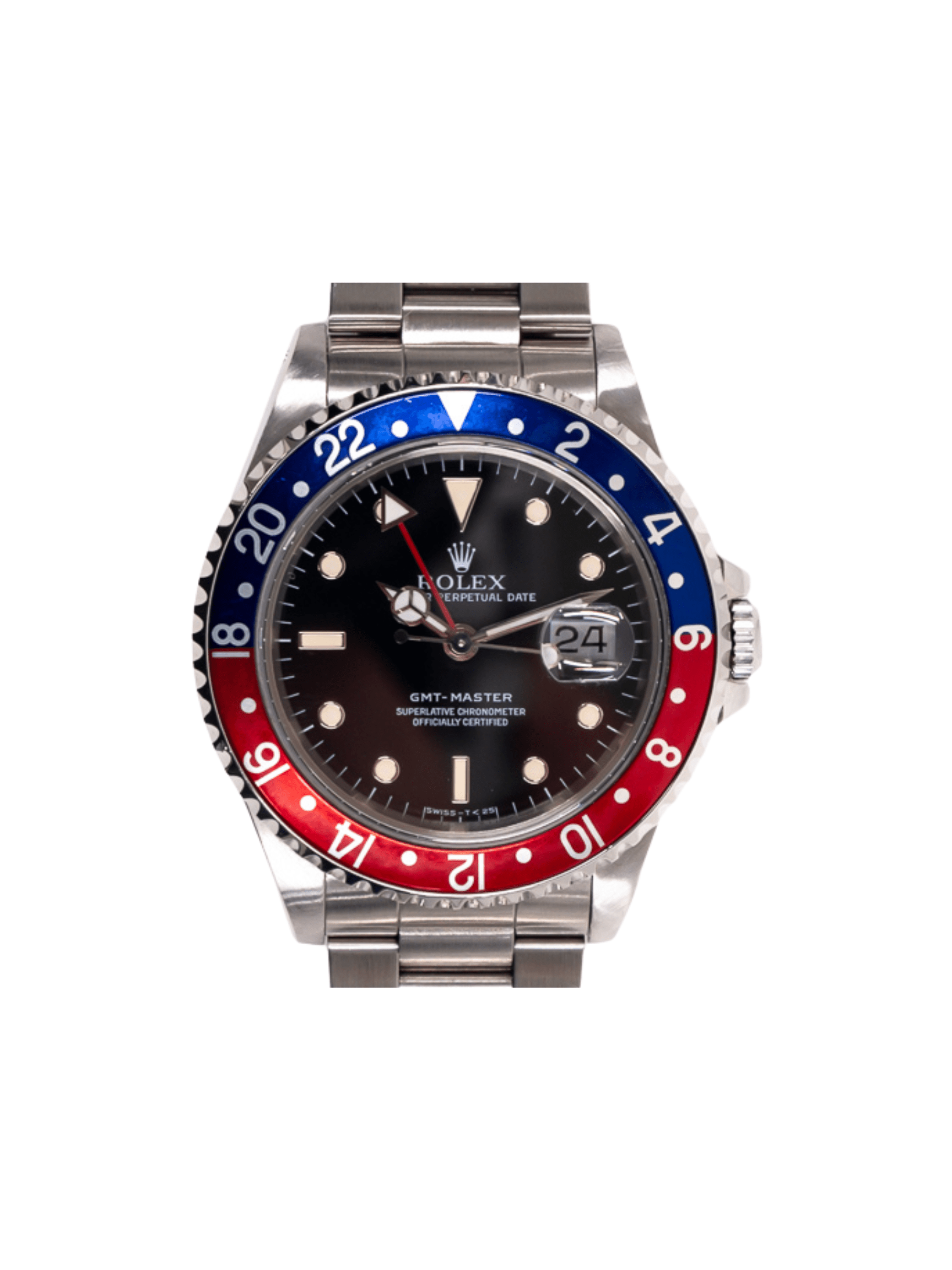 Rolex GMT-Master Aluminum Bezel Stainless Steel "Pepsi" Dial 16700