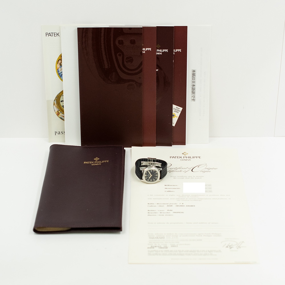 Patek Philippe Aquanaut Stainless Steel Black Arabic Dial 4960A-010