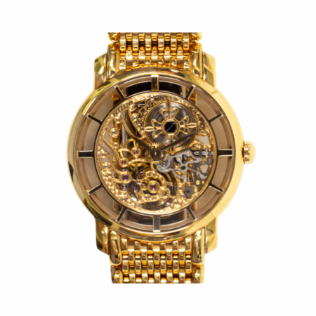 Patek Philippe Calatrava Complications Yellow Gold Skeleton Dial 7180/1J-001