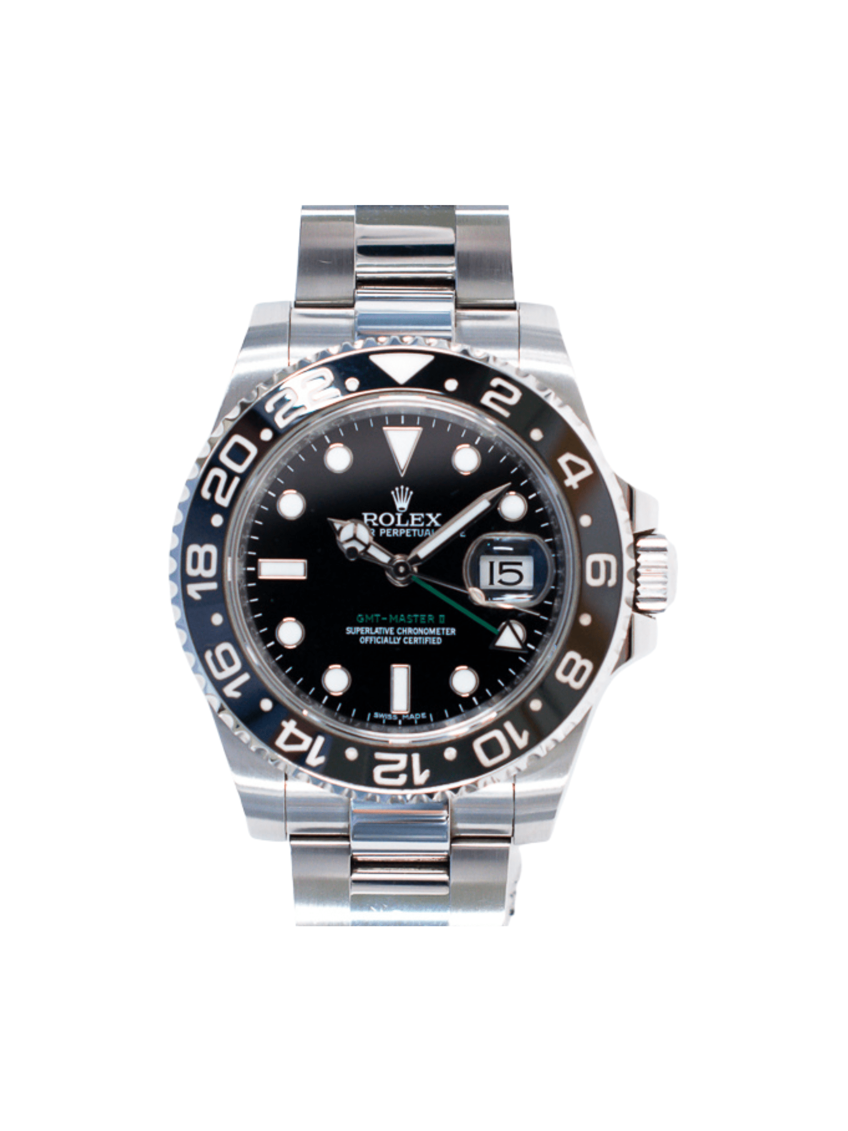 Rolex GMT-Master II Stainless Steel Black Dial 116710LN