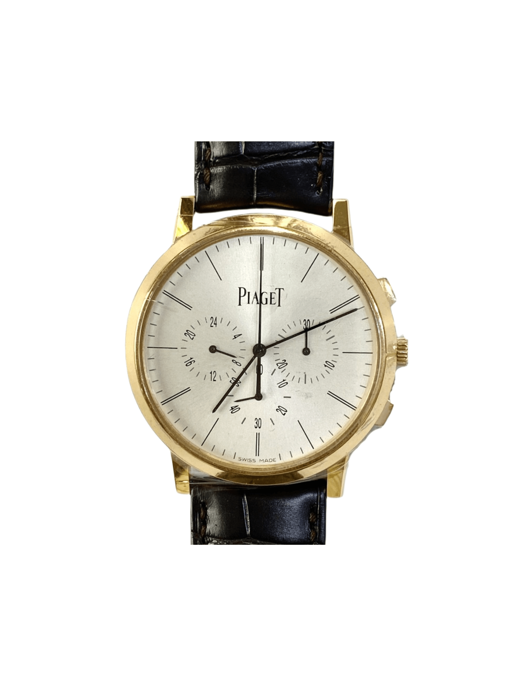 Piaget Altiplano Chronograph Rose Gold Silver Dial G0A40030