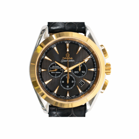 Omega Seamaster Aqua Terra Chronograph Stainless Steel/Rose Gold Black Dial 231.23.44.50.06.001