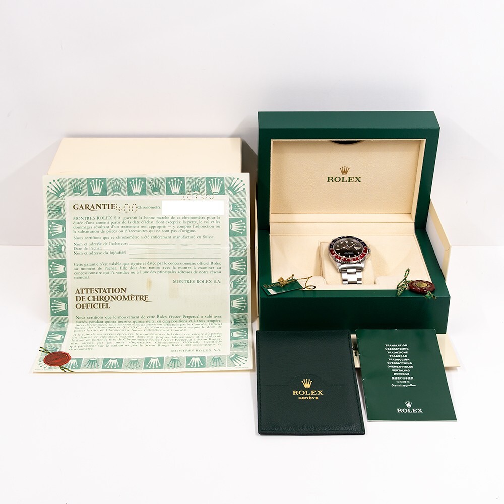 Rolex GMT-Master Aluminum Bezel Stainless Steel "Pepsi" Dial 16700