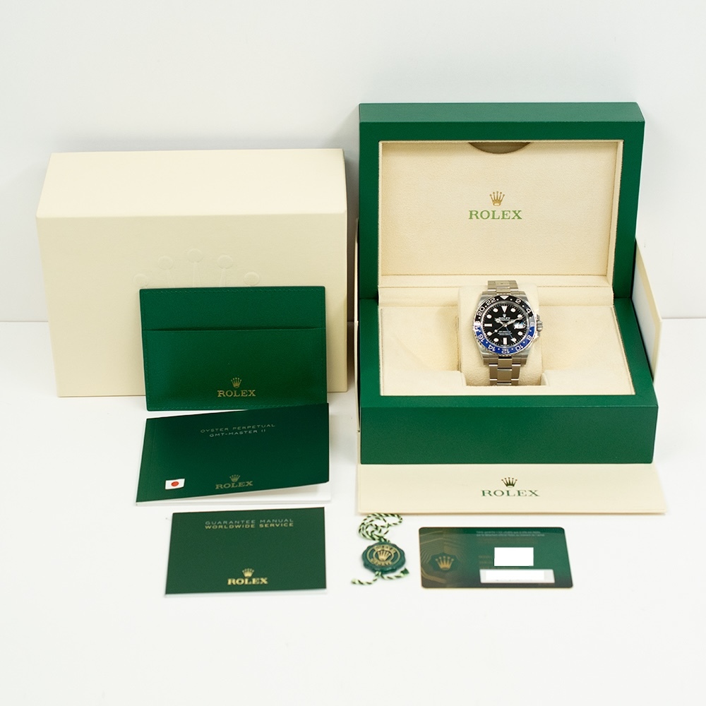 Rolex GMT-Master II Stainless Steel "Batman" Black Dial 126710BLNR