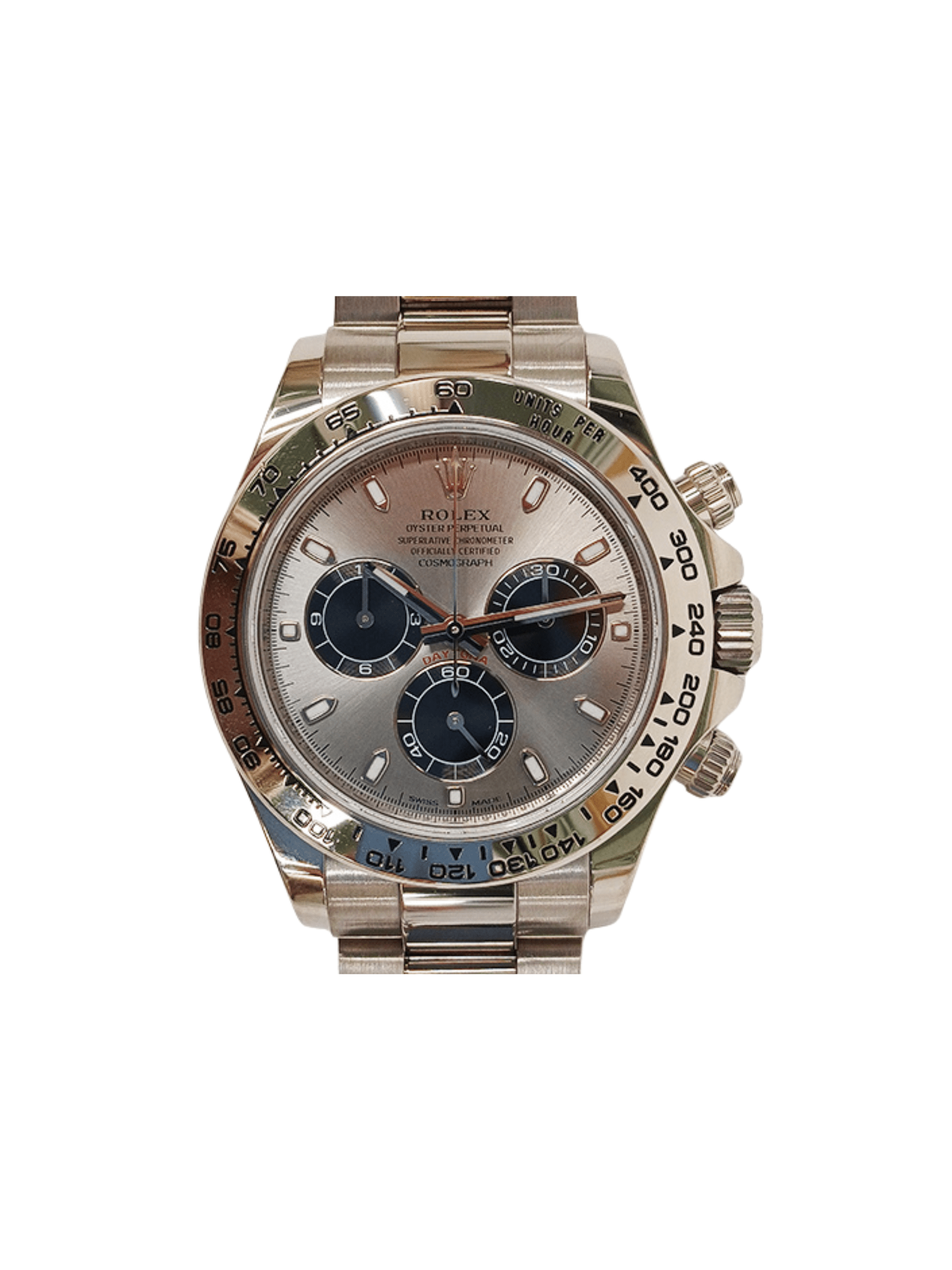 Rolex Daytona White Gold Steel Dial 116509