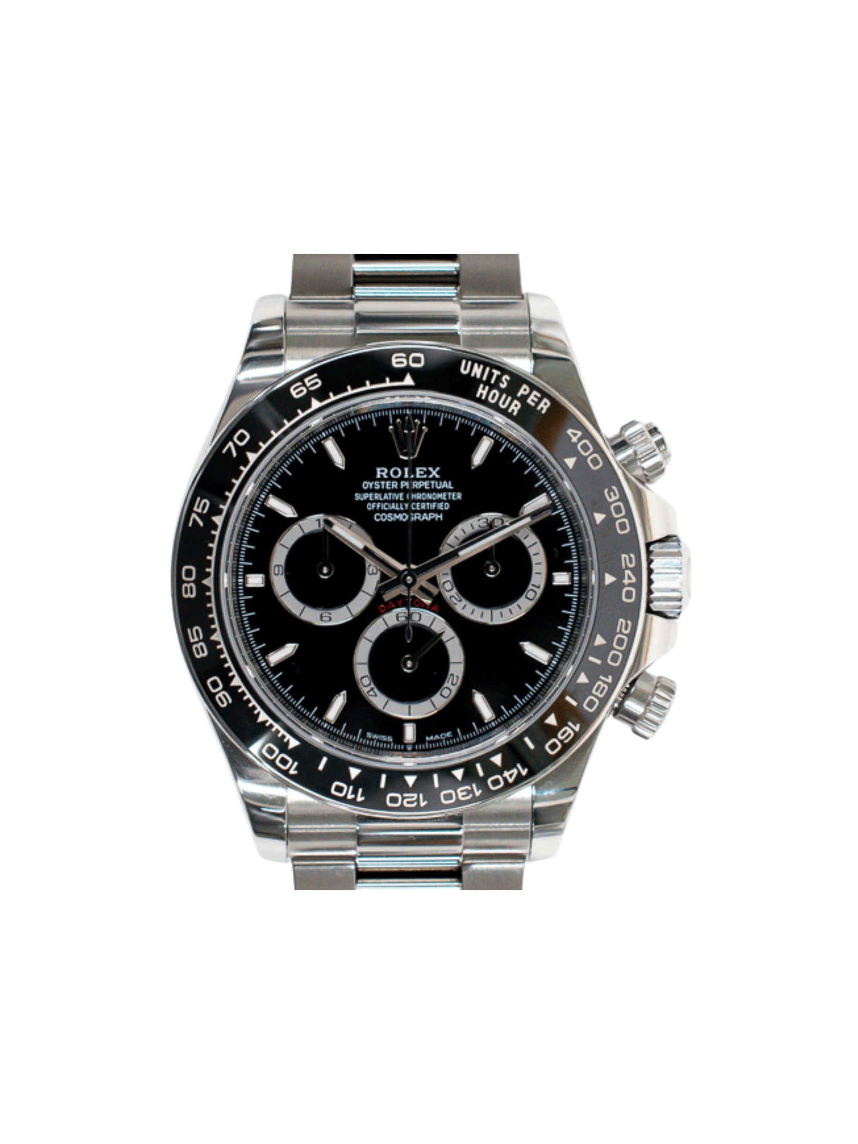 Rolex Daytona Stainless Steel Black Dial 126500LN