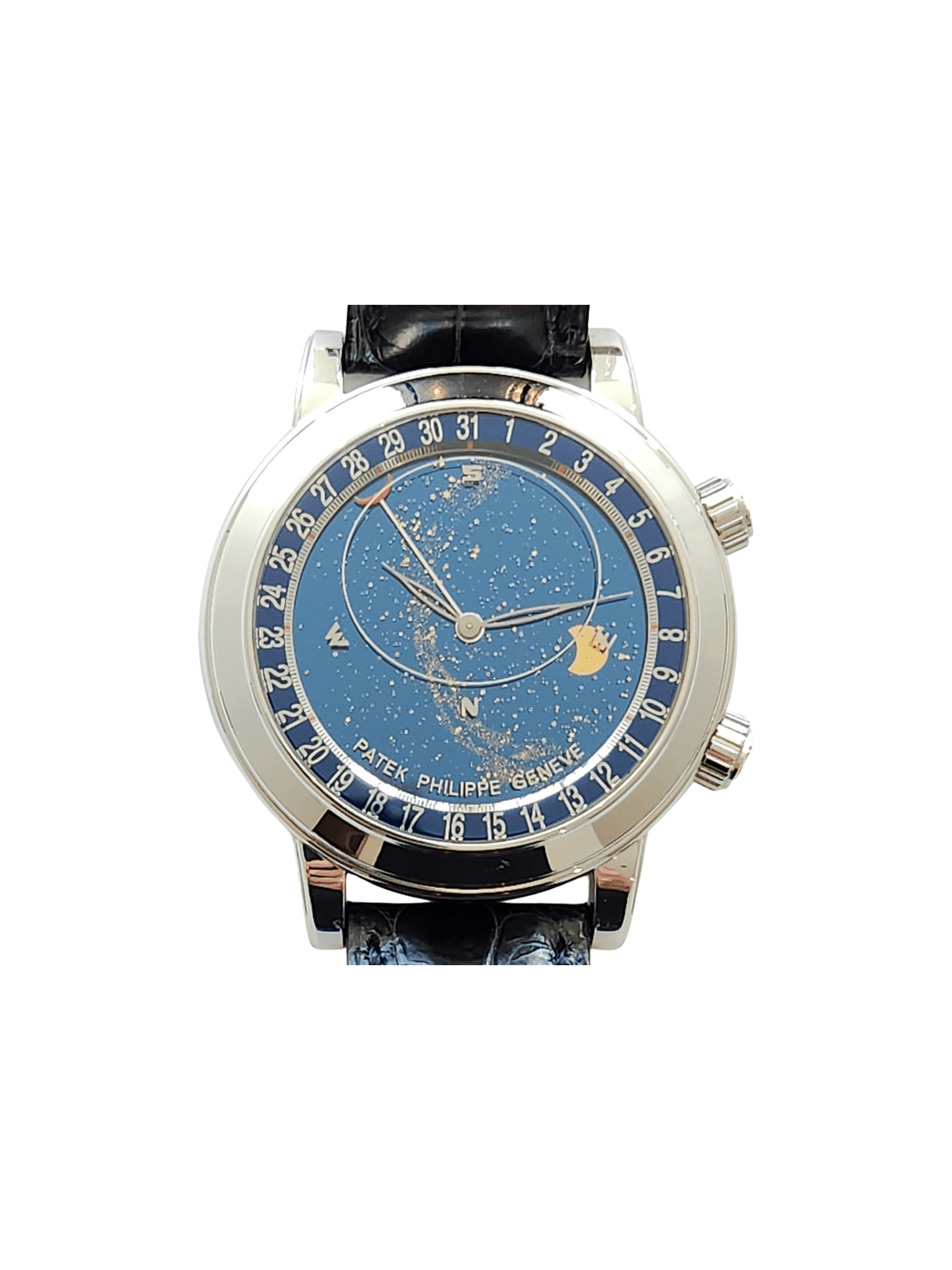 Patek Philippe Grand Complications Celestial Platinum Blue Dial 6102P-001