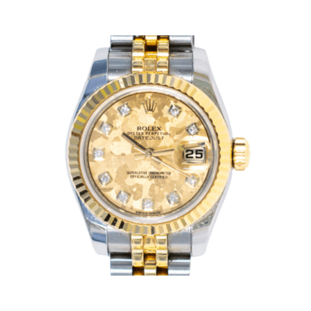 Rolex Lady-Datejust Yellow Gold/Stainless Steel Gold Crystal Dial 179173G