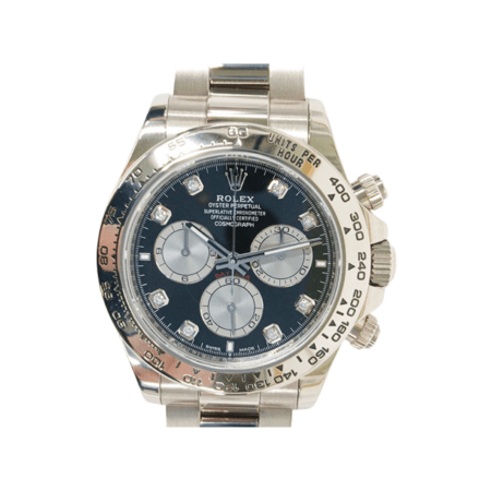 Rolex Daytona White Gold Black Diamond Dial 126509G