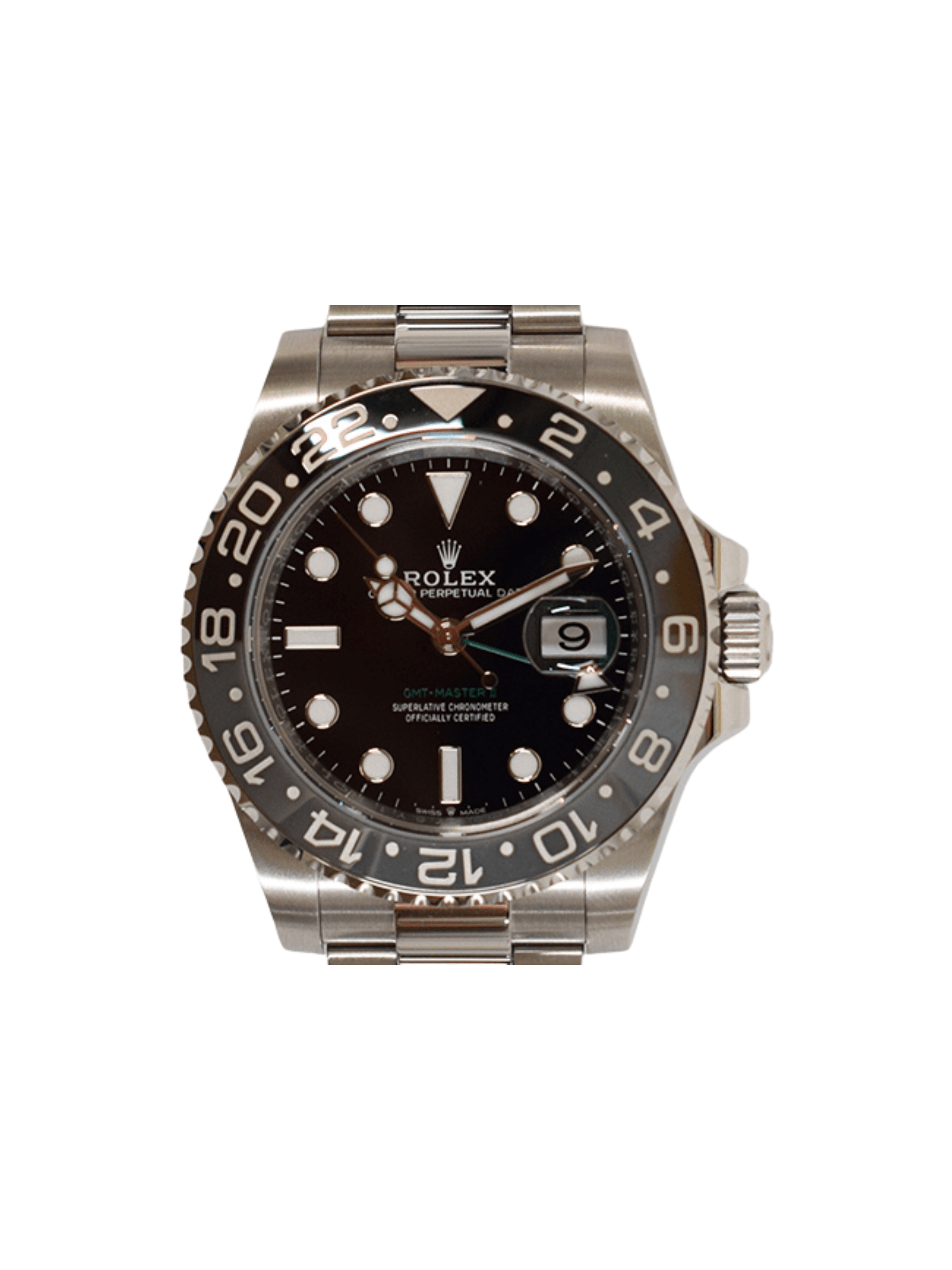Rolex GMT-Master II "Bruce Wayne" Stainless Steel Black Dial 126710GRNR
