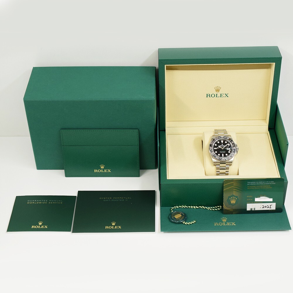 Rolex GMT-Master II "Bruce Wayne" Stainless Steel Black Dial 126710GRNR