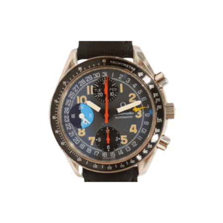 Omega Speedmaster Date Stainless Steel Black Dial 38205326