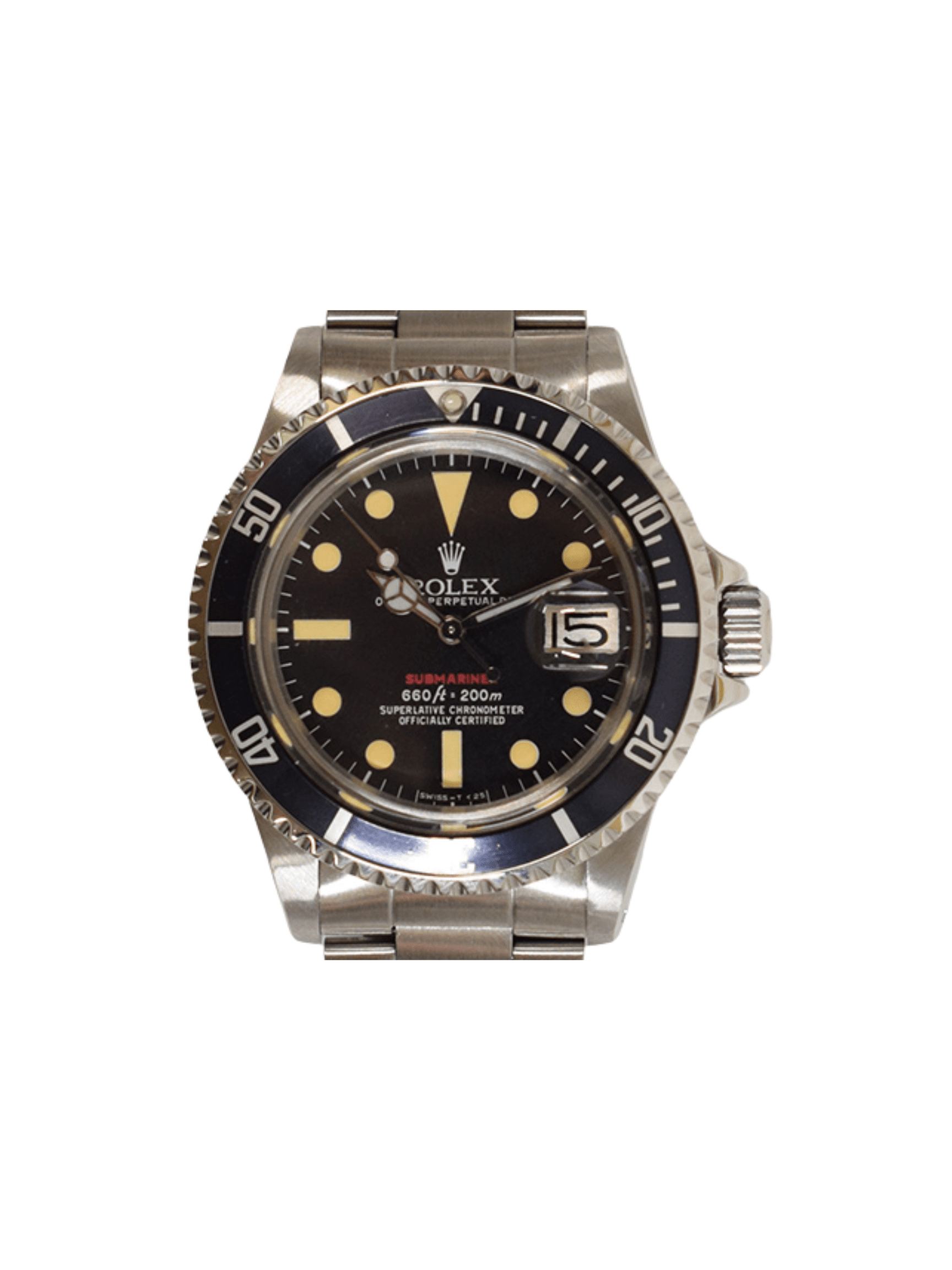 Rolex Submariner Date Stainless Steel Black Dial 1680