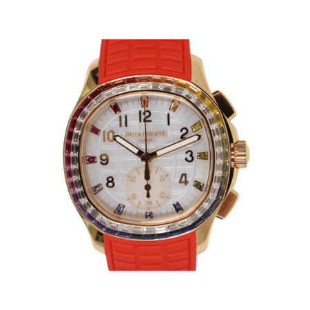 Patek Philippe Aquanaut Luce Rose Gold White Rainbow Diamond Dial 7968/300R-001