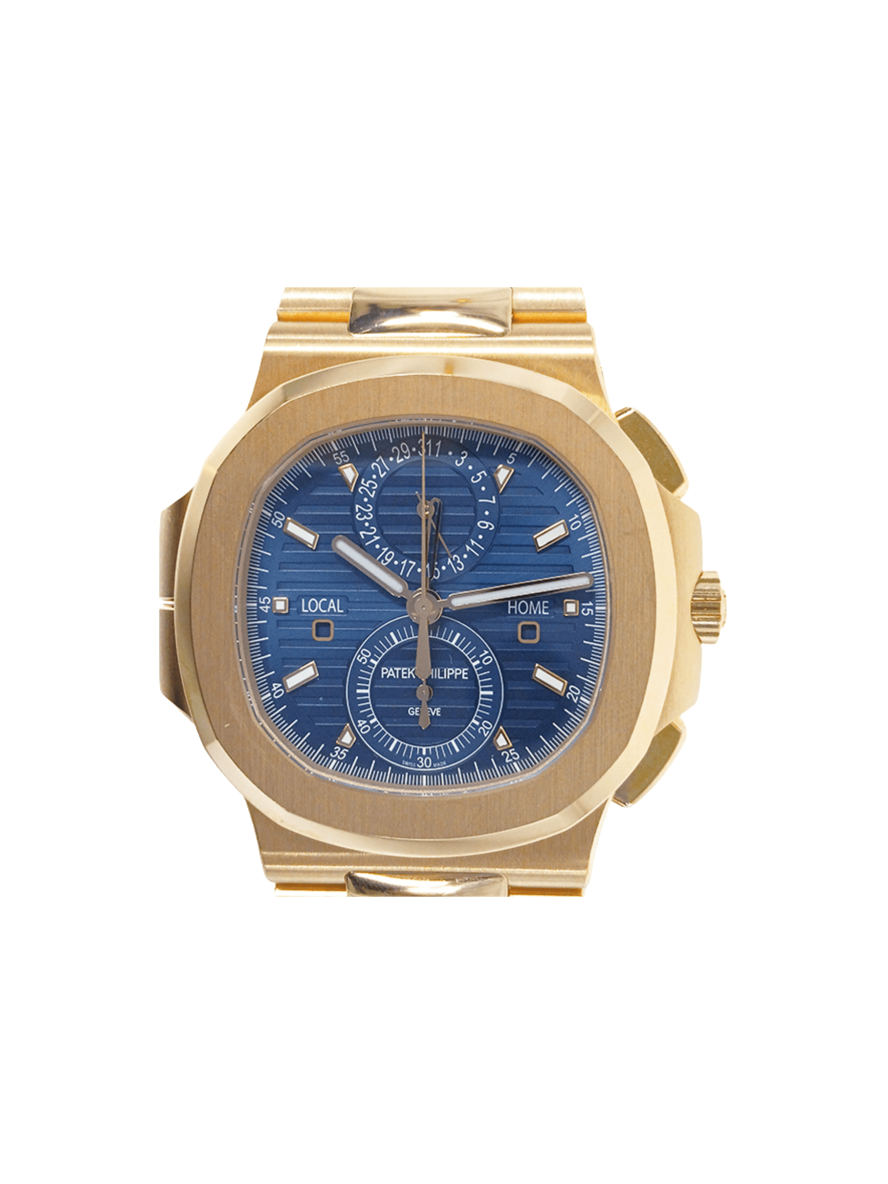 Patek Philippe Nautilus Travel Time Rose Gold Blue Dial 5990/1R-001