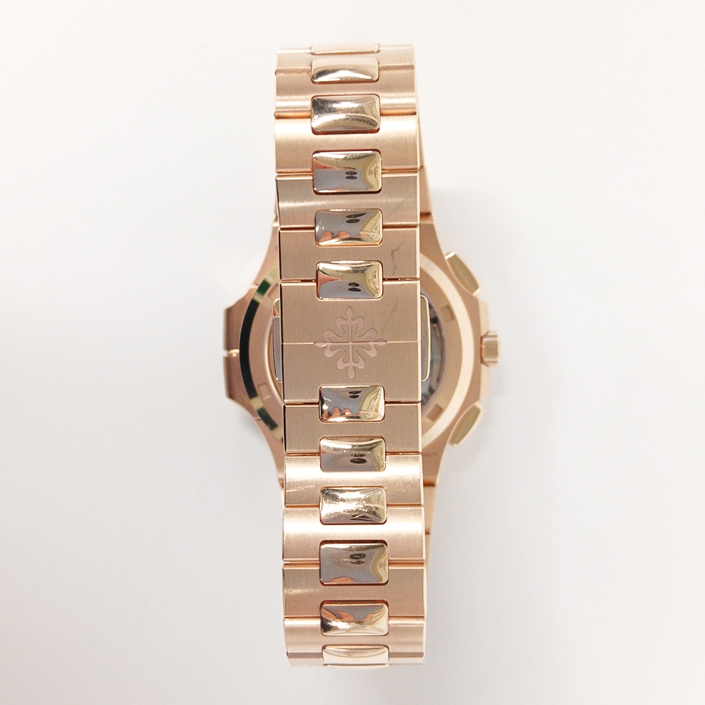 Patek Philippe Nautilus Travel Time Rose Gold Blue Dial 5990/1R-001